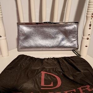 Danier Metallic Silver Clutch